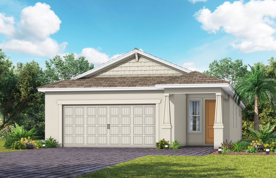 Representative exterior photo of a completed home built from the Hallmark by Pulte Homes in SeaFlower, Bradenton, FL (Image 14). Representative exterior photo of a completed home built from the Hallmark by Pulte Homes in SeaFlower, Bradenton, FL (Image 14).