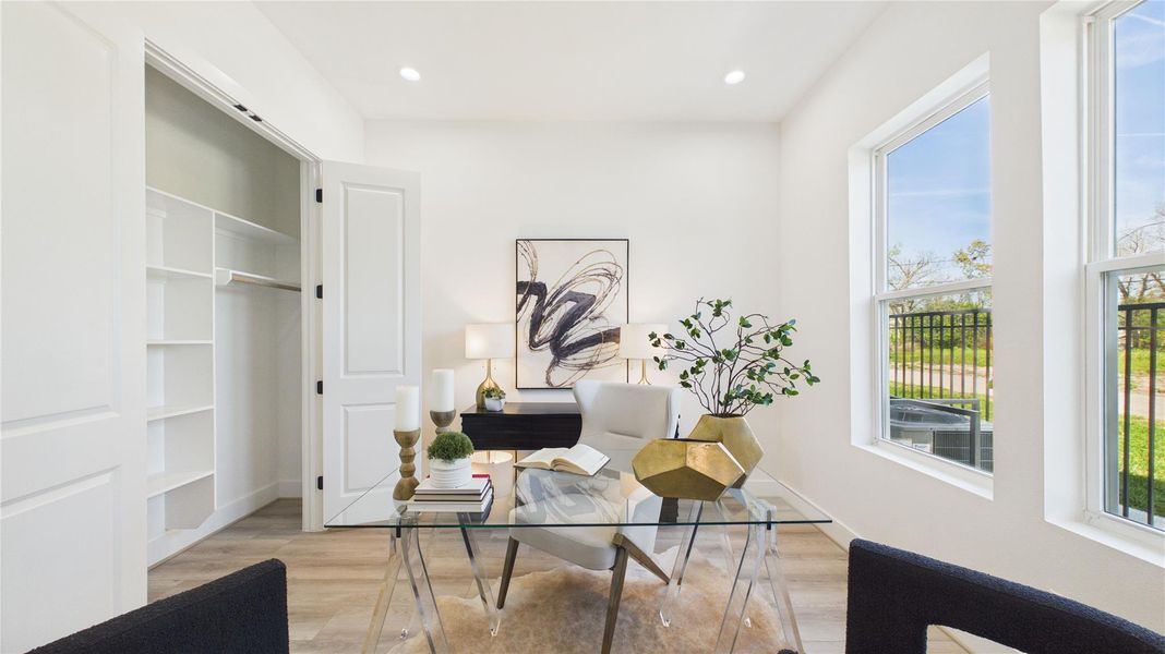 Furnished interior view inside a new home in , Houston (Image 13). Furnished interior view inside a new home in , Houston (Image 13).