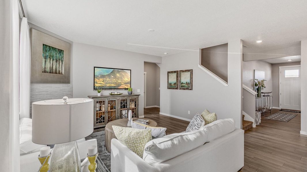 Furnished interior view inside a new home in Lakeside Canyon, Mead (Image 11).
