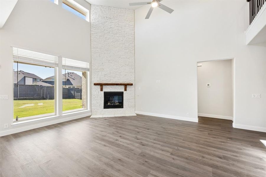 Spacious, unfurnished interior of a new home in Union Park Classic 60, Little Elm (Image 33). Spacious, unfurnished interior of a new home in Union Park Classic 60, Little Elm (Image 33).