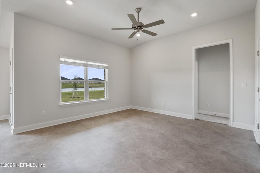 Spacious, unfurnished interior of a new home in Shadow Crest at Rolling Hills, Green Cove Springs (Image 19). Spacious, unfurnished interior of a new home in Shadow Crest at Rolling Hills, Green Cove Springs (Image 19).