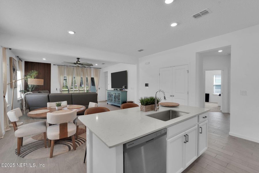 Furnished interior view inside a new home in , Jacksonville (Image 34).