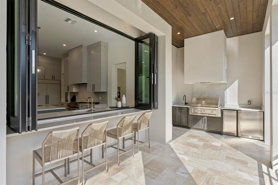 Exterior details and patio area of a home in , Tampa (Image 2). Exterior details and patio area of a home in , Tampa (Image 2).