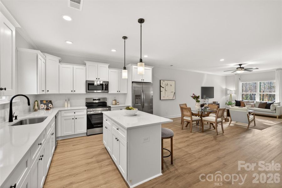 Furnished interior view inside a new home in , Waxhaw (Image 17).