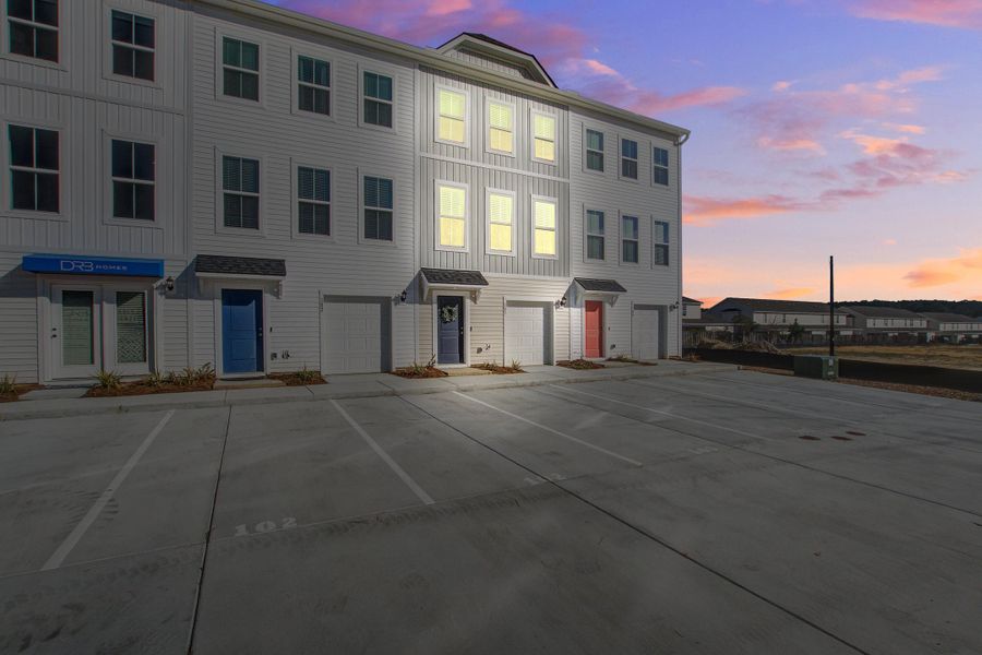 In-progress construction of a new home in Clear Springs Townhomes, North Charleston, SC (Image 30).