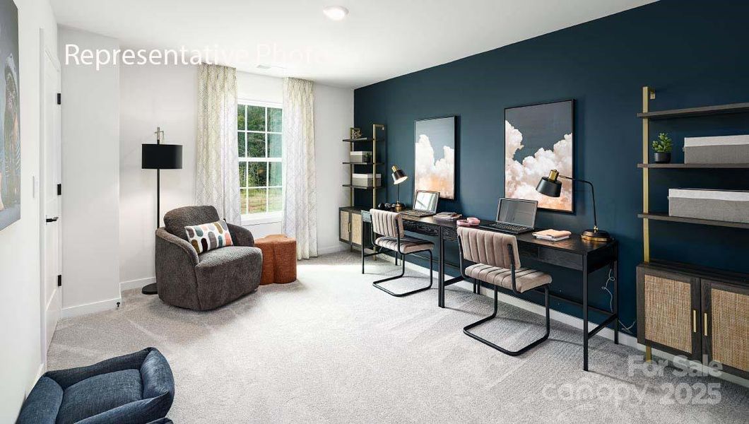 Furnished interior view inside a new home in Sanctuary at Southgate, Indian Trail (Image 21).