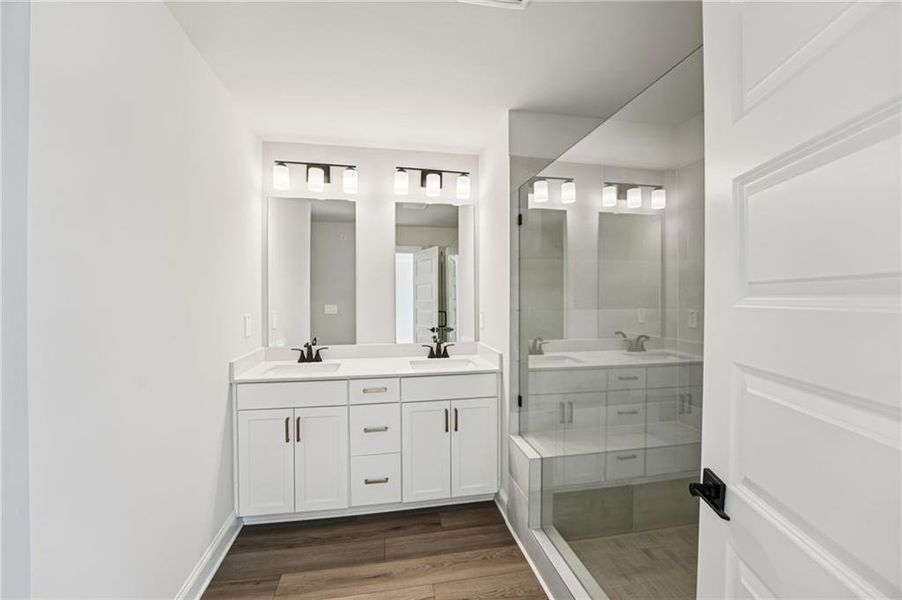 Furnished interior view inside a new home in , Cumming (Image 31). Furnished interior view inside a new home in , Cumming (Image 31).