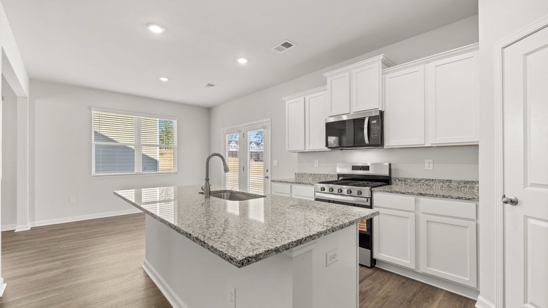 Furnished interior view inside a new home in The Abbey at Trolley Run Station, Aiken (Image 6).
