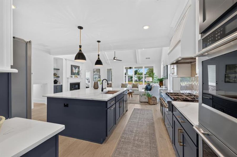 Furnished interior view inside a new home in Livingstone Park, Kennesaw (Image 33).