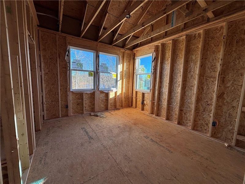 In-progress construction of a new home in East Harbor II at Chestatee, Dawsonville, GA (Image 25).