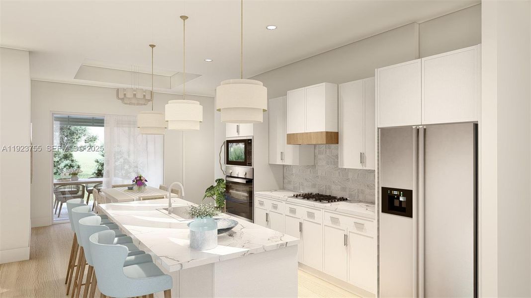 Furnished interior view inside a new home in , Punta Gorda (Image 5).