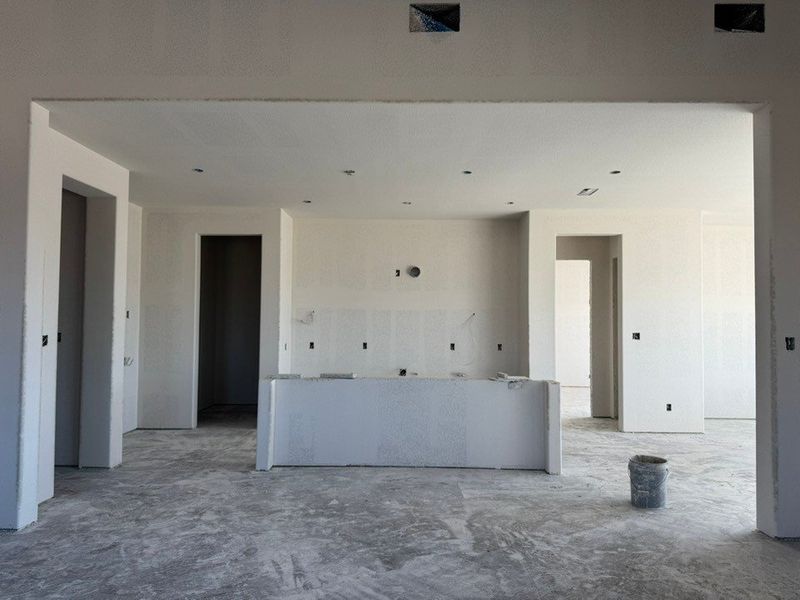 In-progress construction of a new home in Rocky Top, Krum, TX (Image 9).