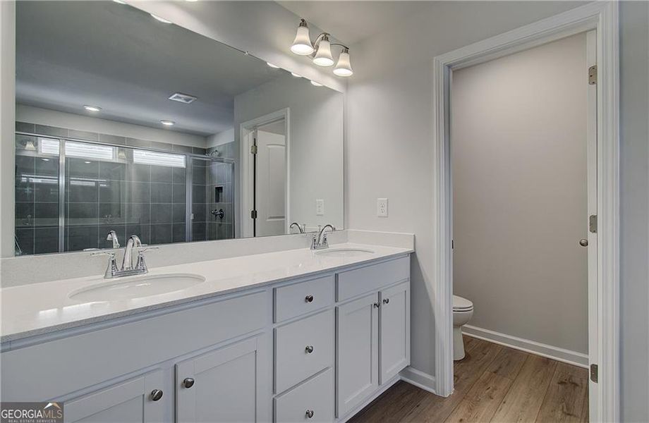Furnished interior view inside a new home in Bowers Farm, McDonough (Image 4).