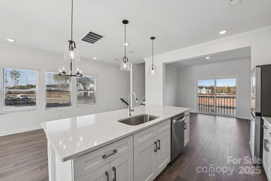 Furnished interior view inside a new home in , Fort Mill (Image 8).
