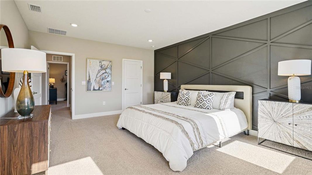 Furnished interior view inside a new home in Buchanan Trails, Newberry (Image 23).