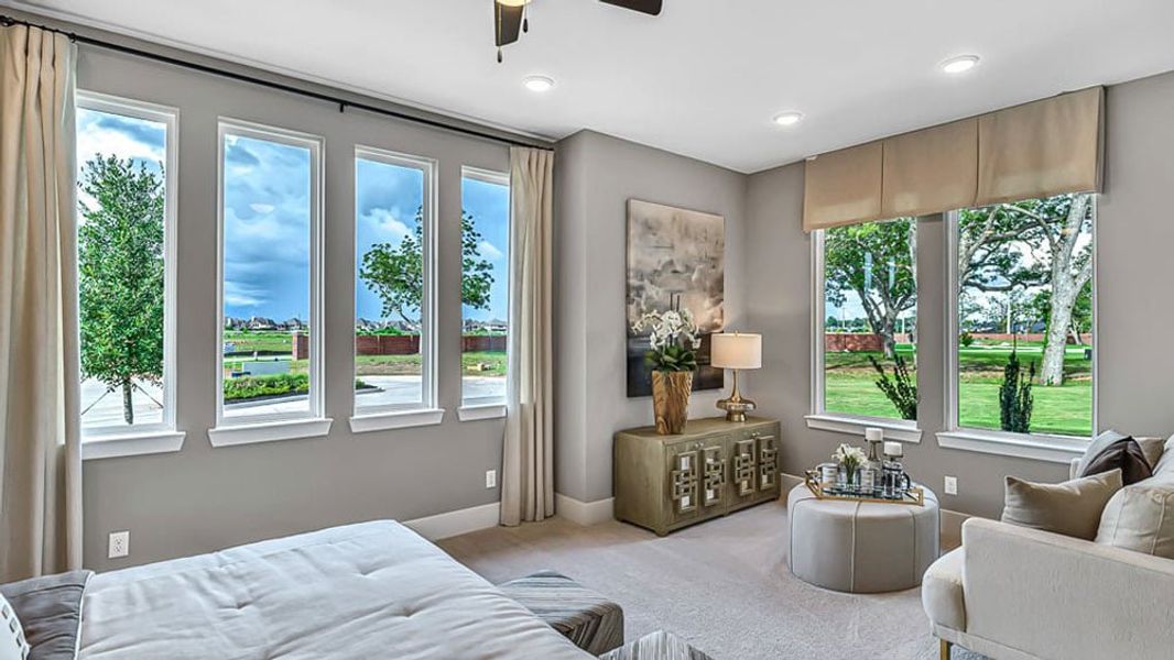 Furnished interior view inside a new home in Avalon at Cypress, Cypress (Image 11).