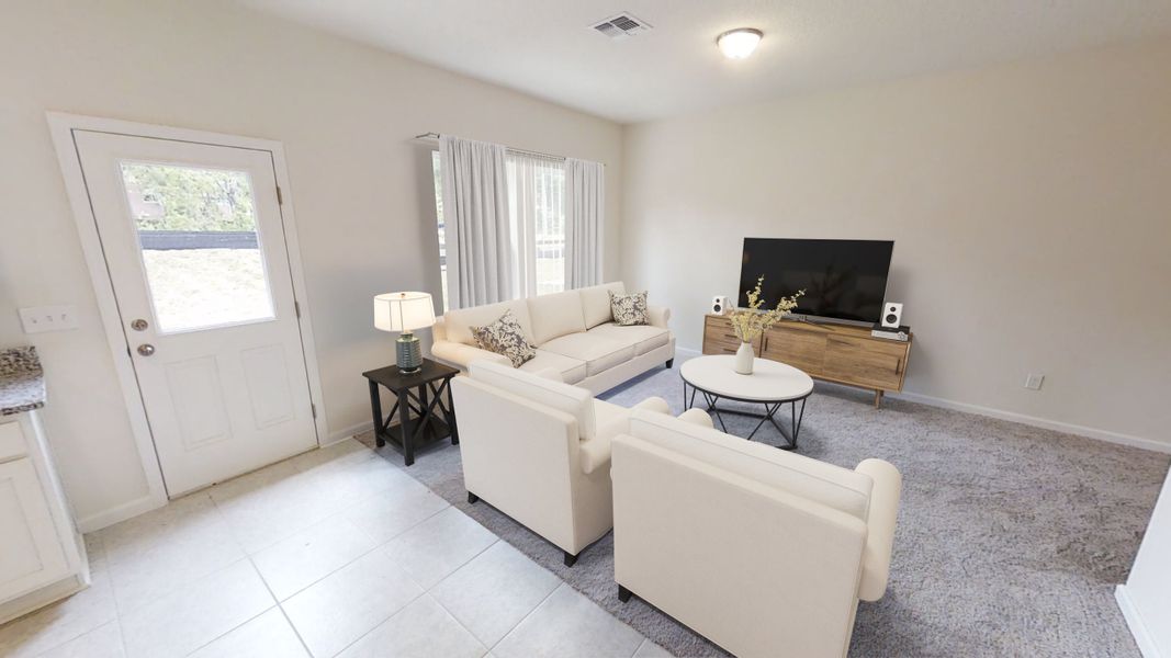 Representative furnished interior of a home built from the Endeavor by Starlight Homes in Belair Place, Sanford (Image 5). Representative furnished interior of a home built from the Endeavor by Starlight Homes in Belair Place, Sanford (Image 5).
