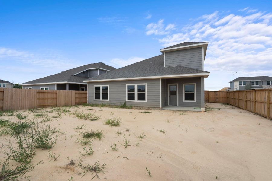 Front exterior of a new home in River Ranch Trails, Dayton, TX, highlighting curb appeal (Image 11). Front exterior of a new home in River Ranch Trails, Dayton, TX, highlighting curb appeal (Image 11).