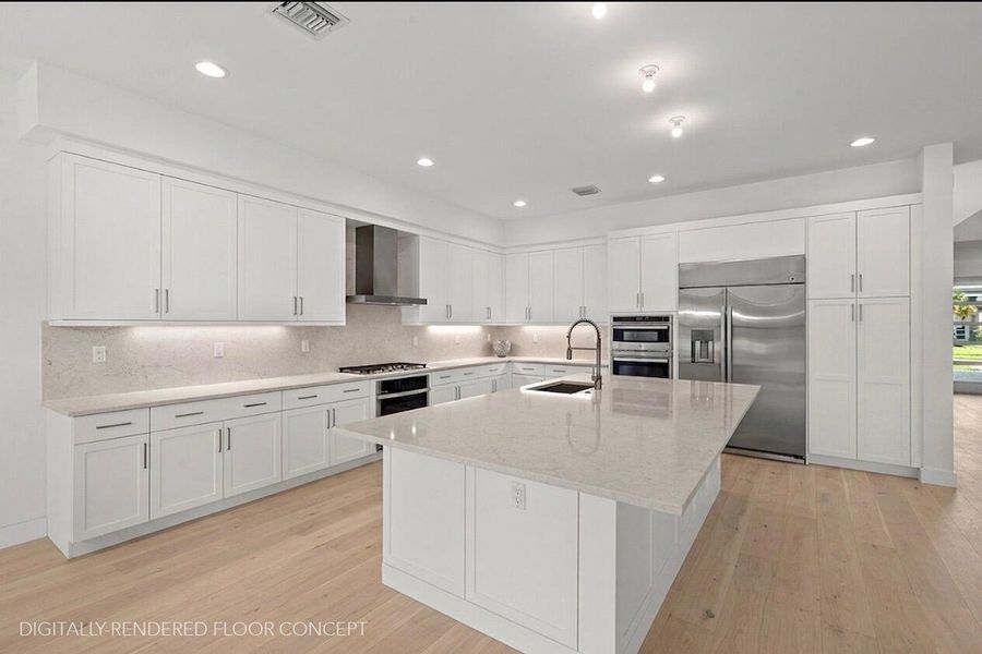 Kitchen Virtually Staged Floors Kitchen Virtually Staged Floors