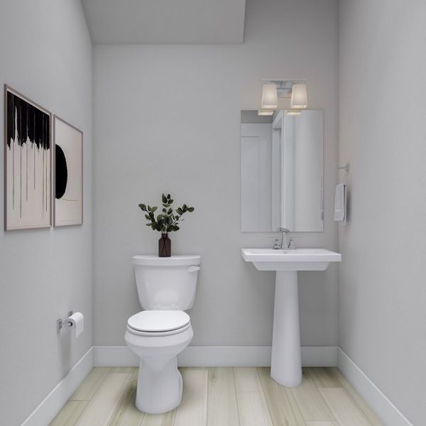 Furnished interior view inside a new home in Woodson’s Reserve, Spring (Image 21).