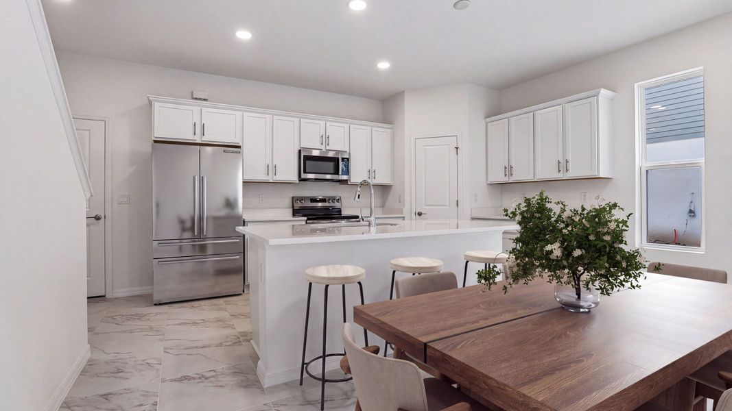 The Kitchen and Dining Room