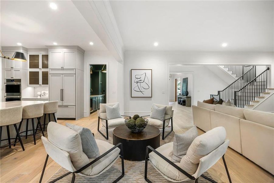 Furnished interior view inside a new home in , Atlanta (Image 47).