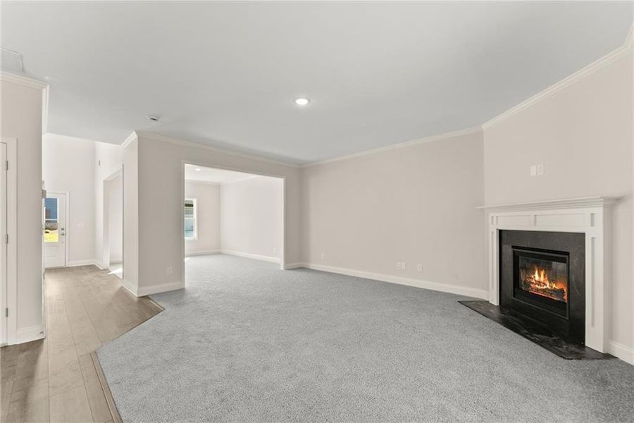 Spacious, unfurnished interior of a new home in , Dawsonville (Image 19).