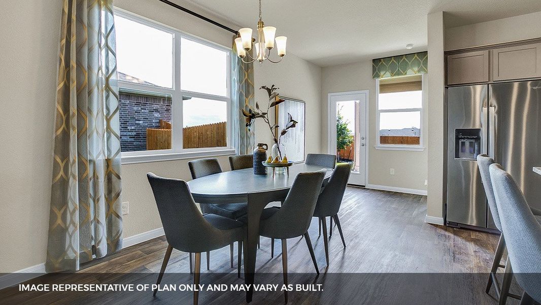 Furnished interior view inside a new home in Southgrove, Kyle (Image 14).