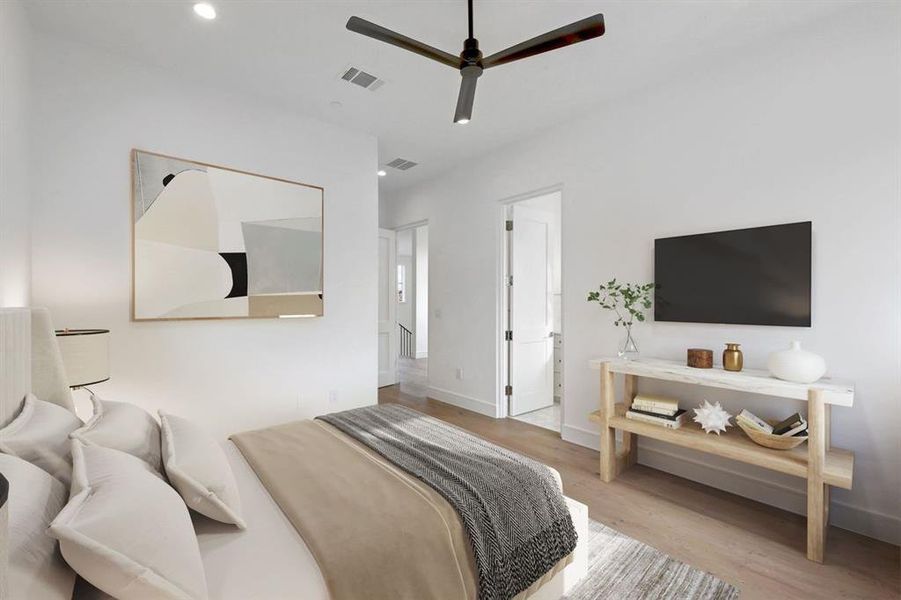 Furnished interior view inside a new home in Amarra Villas, Austin (Image 4).