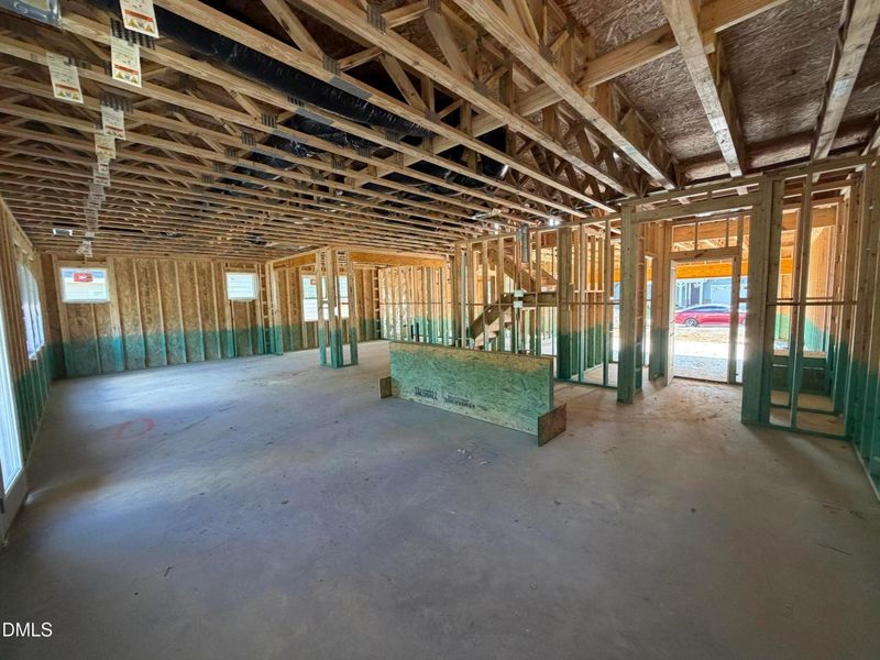 In-progress construction of a new home in Wendell Ridge, Wendell, NC (Image 35).