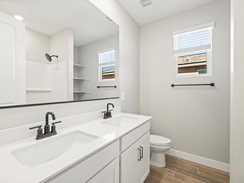 Furnished interior view inside a new home in White Tank Foothills Reserve Series, Waddell (Image 5).