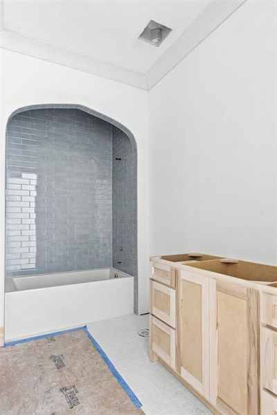 In-progress construction of a new home in , Dallas, TX (Image 33).