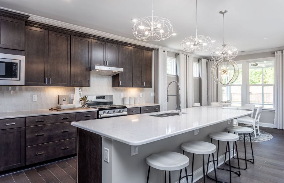 Furnished interior view inside a new home in Carolina Riverside, Belmont (Image 3).
