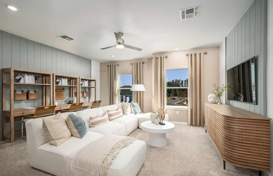 Representative furnished interior of a home built from the Mahogany Grand by Pulte Homes in Vida's Way, Wesley Chapel (Image 23). Representative furnished interior of a home built from the Mahogany Grand by Pulte Homes in Vida's Way, Wesley Chapel (Image 23).