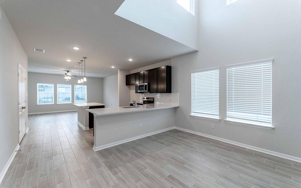 Furnished interior view inside a new home in Swenson Heights, Seguin (Image 10).