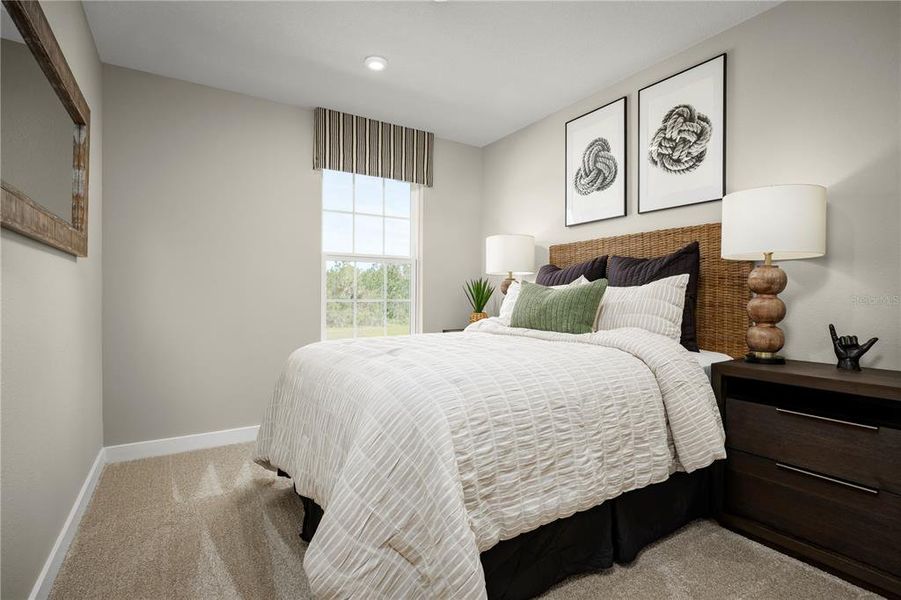 Furnished interior view inside a new home in Kendall Pointe, Melbourne (Image 2).