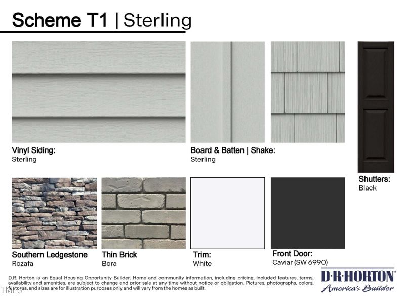 Townhome Exterior Color Packages_RalSout