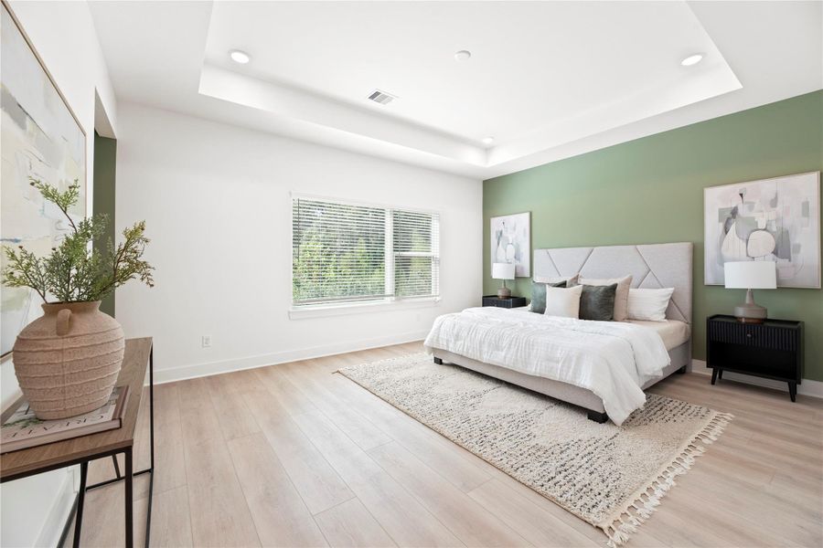 Furnished interior view inside a new home in , Houston (Image 26).