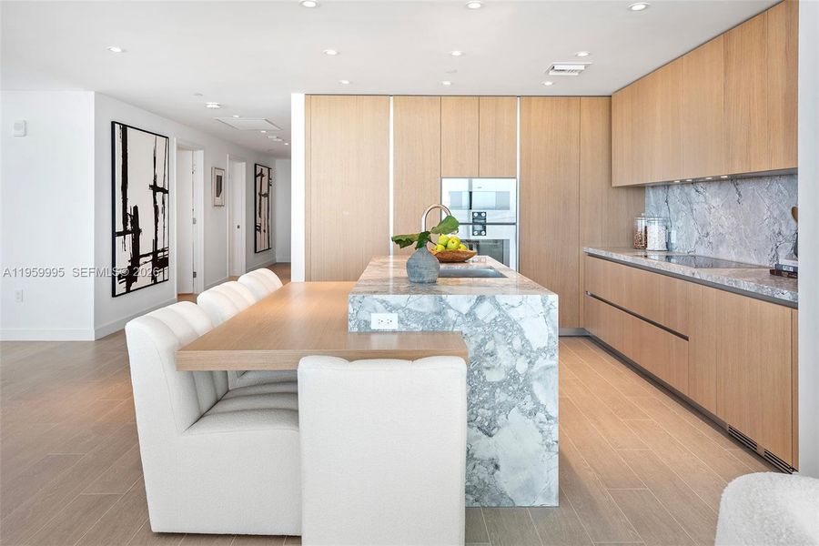 Furnished interior view inside a new home in , Miami Beach (Image 17).