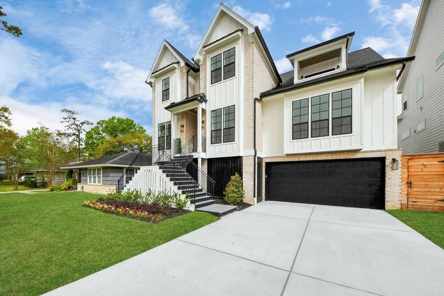 This stunning home showcases 4,418 sqft of thoughtfully designed living space, featuring 6 spacious bedrooms, 4.5 luxurious baths, an inviting front balcony, private study, expansive back deck perfect for entertaining, and an additional 1,500 sqft of versatile, cemented ground-level space ideal for customization.