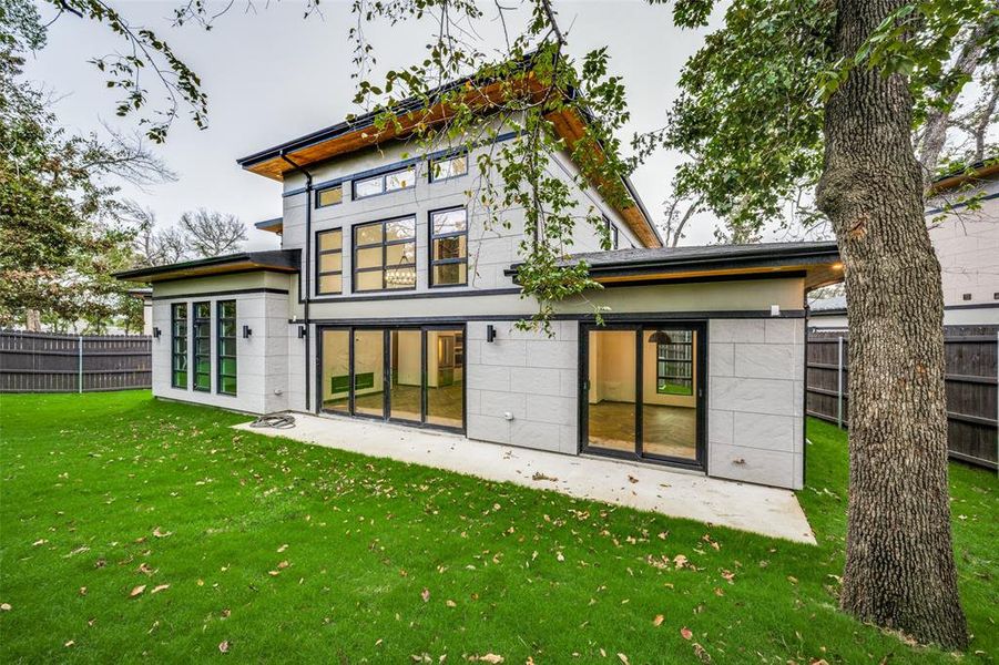 Back of house with a patio Back of house with a patio