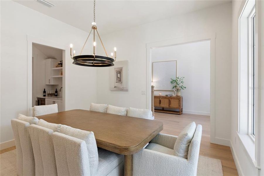 Furnished interior view inside a new home in , Tampa (Image 12). Furnished interior view inside a new home in , Tampa (Image 12).