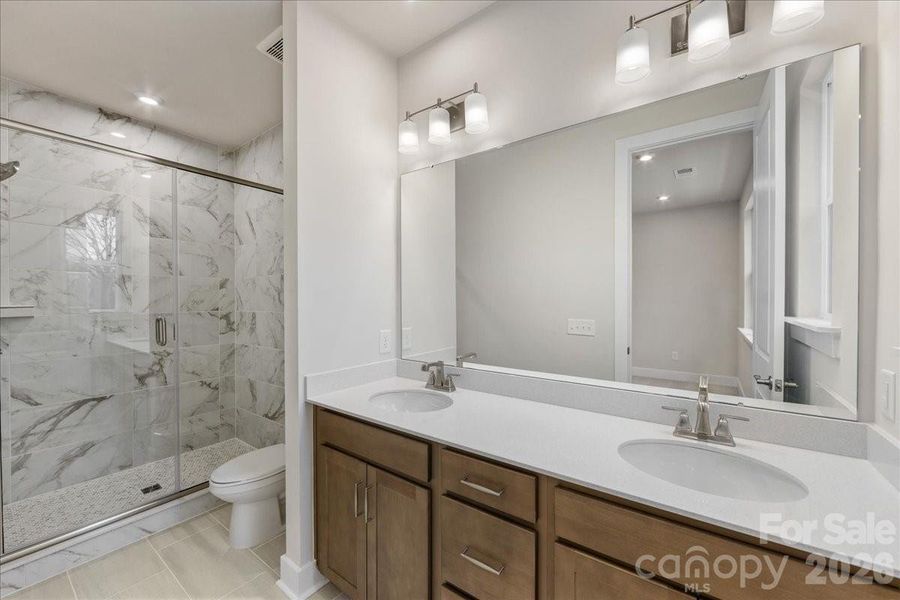 Dual vanity primary bathroom