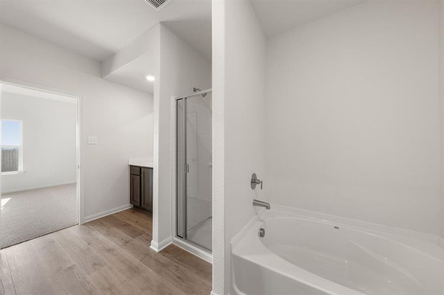 Furnished interior view inside a new home in Cresson Estates, Cresson (Image 4).