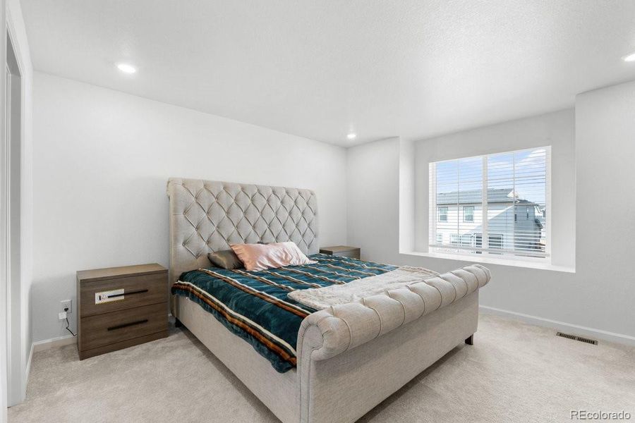 Furnished interior view inside a new home in The Aurora Highlands Town Collection, Aurora (Image 17). Furnished interior view inside a new home in The Aurora Highlands Town Collection, Aurora (Image 17).