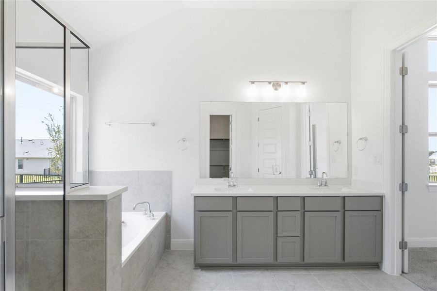 Furnished interior view inside a new home in Preserve at Lakeside Meadows, Pflugerville (Image 14).