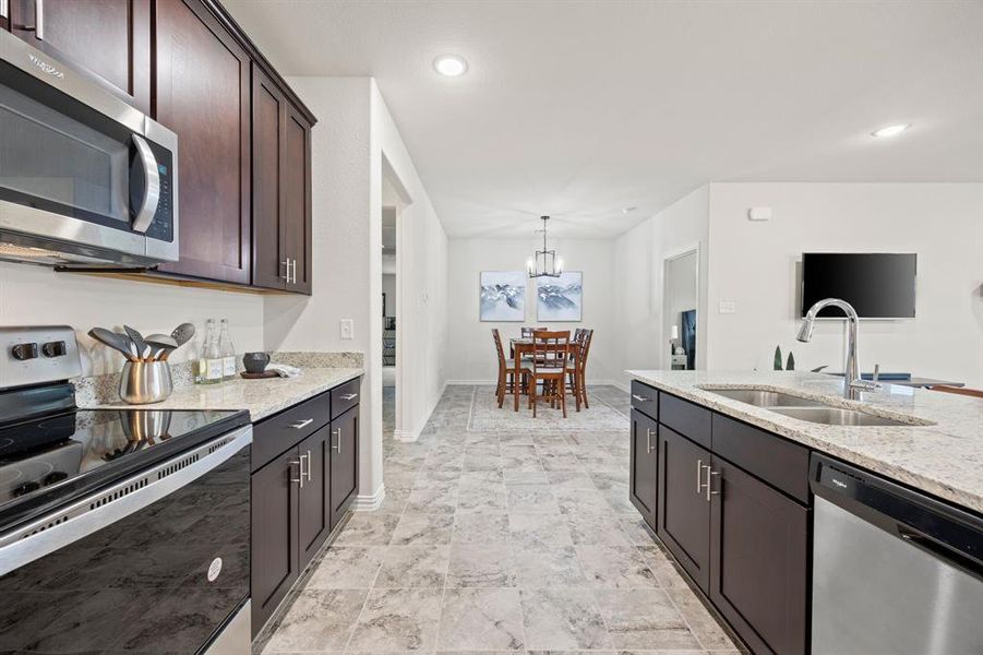 Furnished interior view inside a new home in Deberry Reserve, Royse City (Image 24). Furnished interior view inside a new home in Deberry Reserve, Royse City (Image 24).