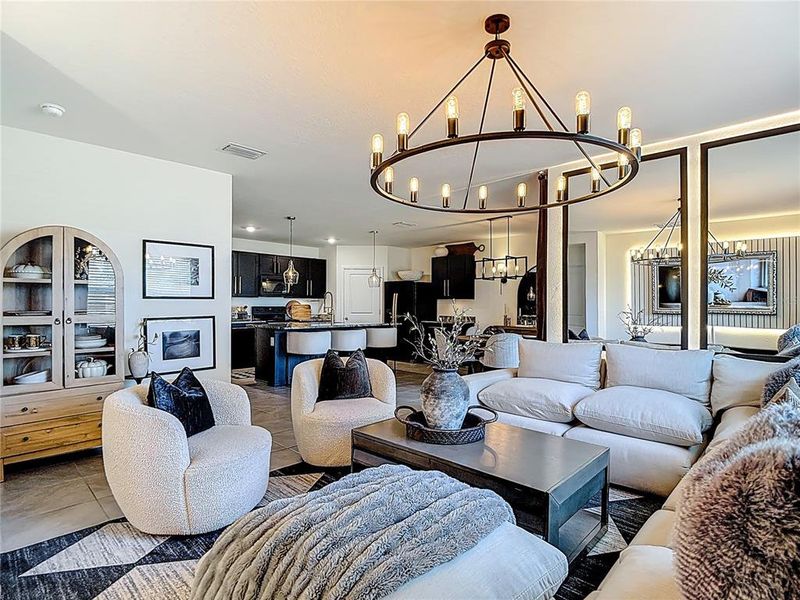 Furnished interior view inside a new home in , San Antonio (Image 58).