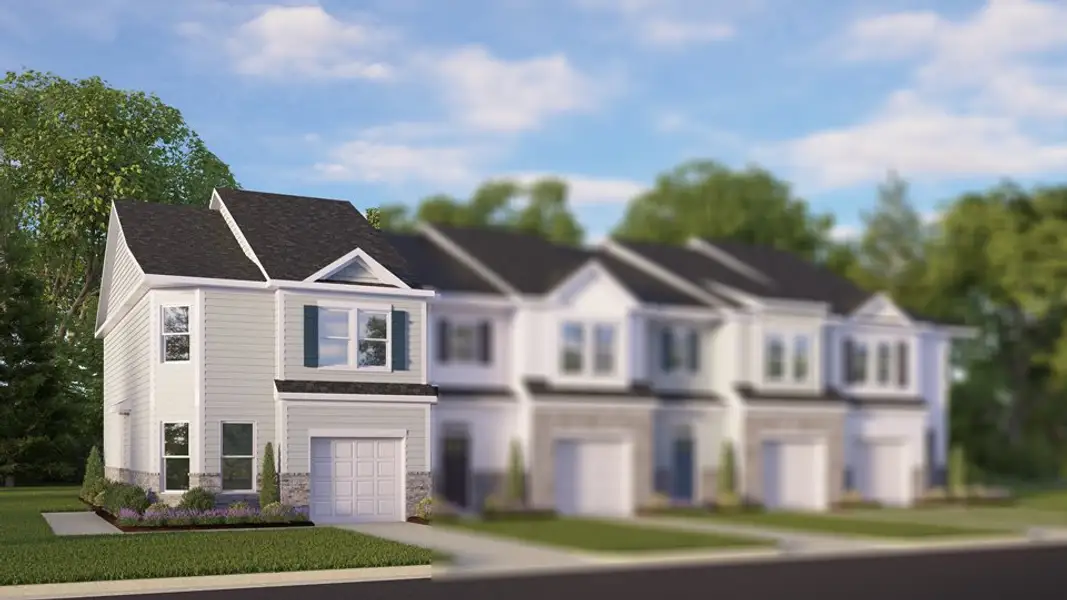 Representative exterior photo of a completed home built from the CARSON by D.R. Horton in Copper Run South, Durham, NC (Image 2).