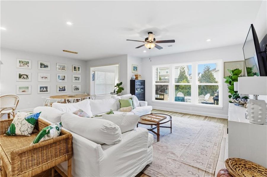 Furnished interior view inside a new home in Everton, Peachtree City (Image 16).